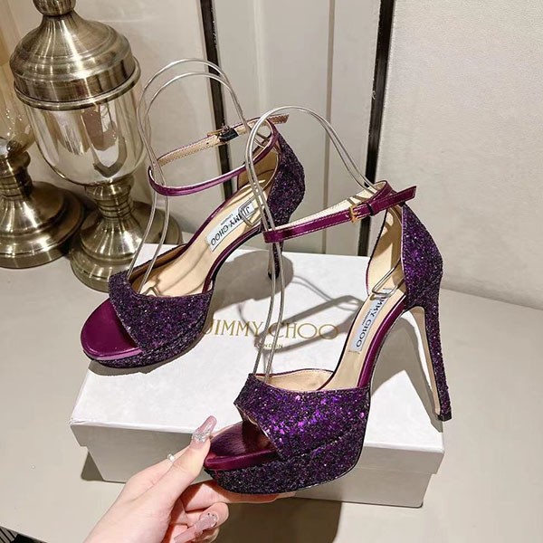 Jimmy Choo Max 100 Glitter Sandals Replica jiu14451 Jimmy Choo Max 100 Glitter Sandals Replica jiu14451