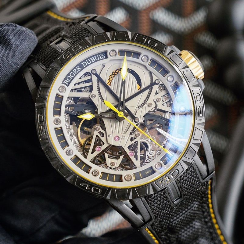 New for Fall/Winter Roger Dubuis Excalibur Spider Huracan Automatic 46mm 3 Colors rov55453