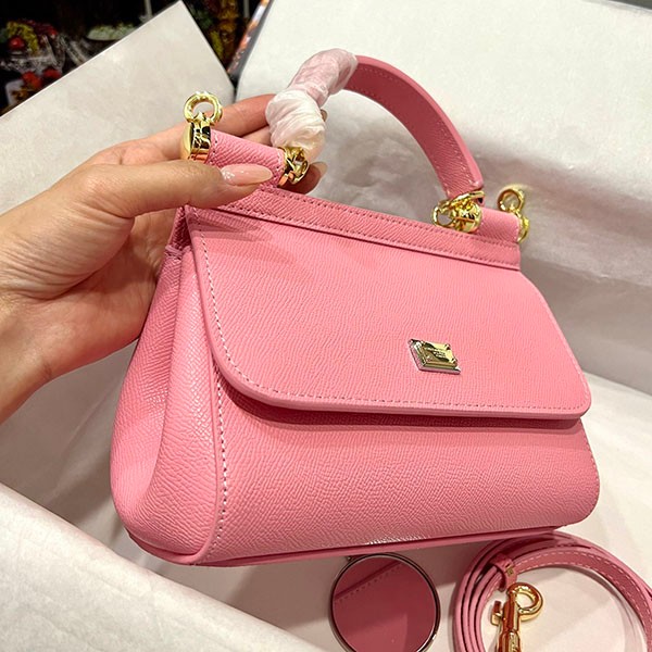 Dolce & Gabbana DAUPHINE Leather Handbag Replica Small Size dgv83923