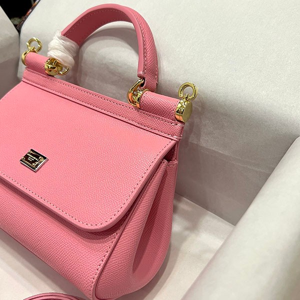 Dolce & Gabbana DAUPHINE Leather Handbag Replica Small Size dgv83923