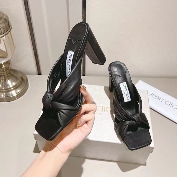 Jimmy Choo Avenue 80 Nappa Leather Sandals Replica jis20977