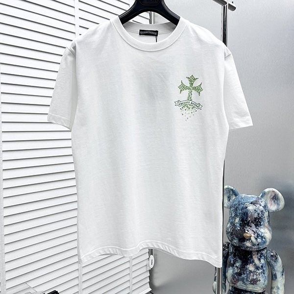 High quality???Chrome Hearts Floral Cross T-shirt Replica Kux97323 High quality???Chrome Hearts Floral Cross T-shirt Replica Kux97323
