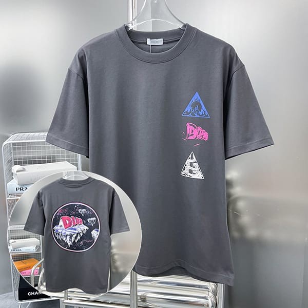 Immediate delivery Dior T-shirt replica, relaxed fit, 3 colors, dek40141 Immediate delivery Dior T-shirt replica, relaxed fit, 3 colors, dek40141