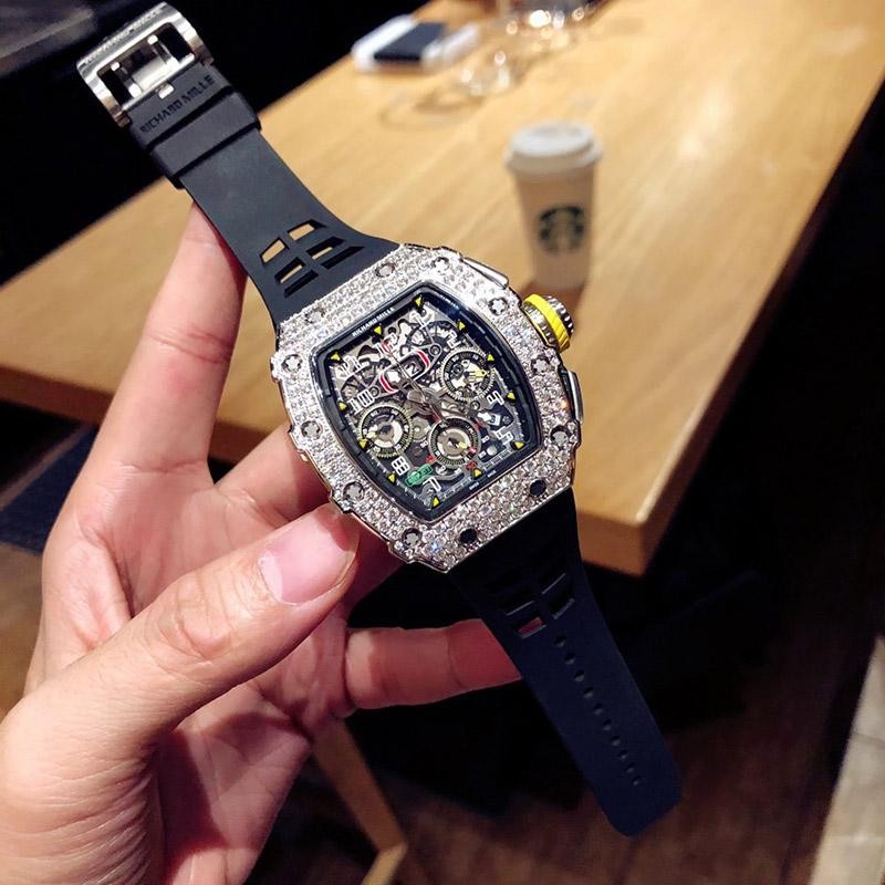 Popular Richard Mille F1 Race See-through Back Automatic riy24589