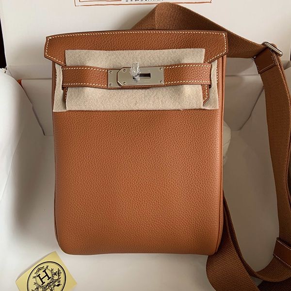 Free shipping Hermes men's bag Hac a dos Noir copy erl19658