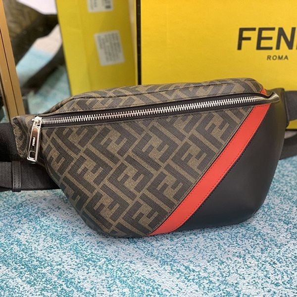 Rare Fendi Multicolor Leather Belt Bag FES85713 Rare Fendi Multicolor Leather Belt Bag FES85713