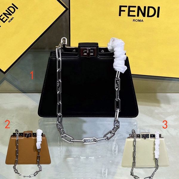 Recommended Fendi Peekaboo Cut Petite Leather Fake O-Rock Chain fev00387 Recommended Fendi Peekaboo Cut Petite Leather Fake O-Rock Chain fev00387