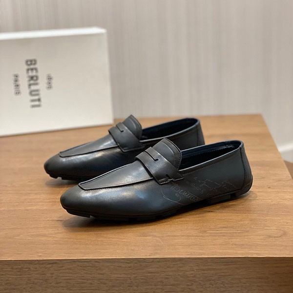 Berluti Replica Lorenzo Rimini Kangaroo Leather Loafers bew57677