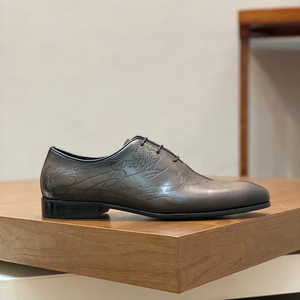 Berluti Alessandro Gale Leather Oxford Replica bex62448