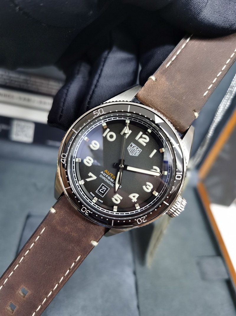 Extremely rare! TAG Heuer Autavia replica automatic watch, diameter 42 mm WBE5114.FC8266