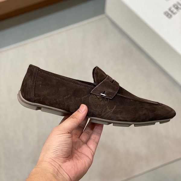 Berluti Replica Lorenzo Drive Scritto Camocchio Loafers bei06408