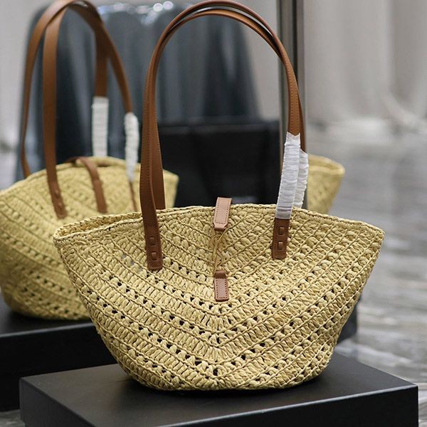 Free shipping Saint Laurent Kborsa replica pannier beige hand bag Say27059