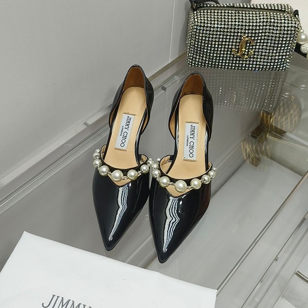 Free shipping Jimmy Choo pumps replica AURELIE 85 XKM pearl stiletto heel jip44932
