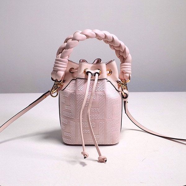 Fendi replica logo Montreggio mini bucket bag fes12868