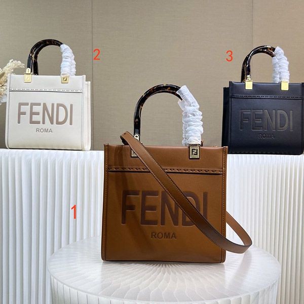 Fendi Sunshine Small 2-Way Bag Replica Brown fet52031