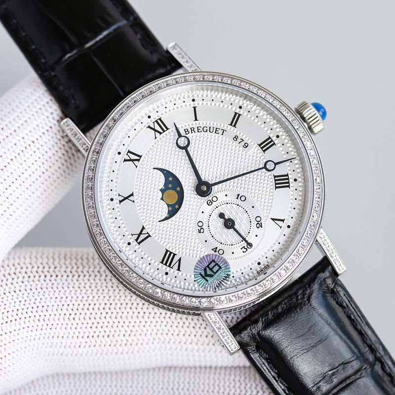 Love at first sight? Breguet Classic Moon Phase replica men's 40 mm watch bup72425