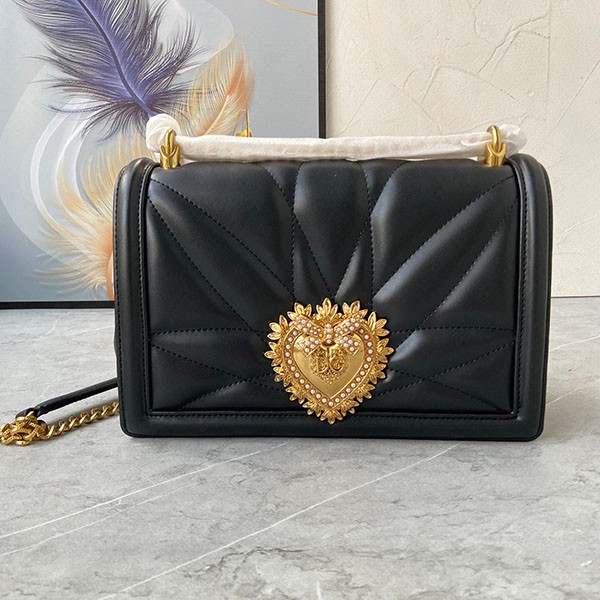 Immediate delivery Dolce & Gabbana Devotion Bag Replica Large Matelasse Nappa Leather dgd26469