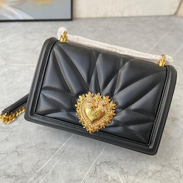 Immediate delivery Dolce & Gabbana Devotion Bag Replica Large Matelasse Nappa Leather dgd26469