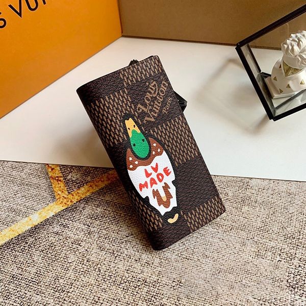 No.1 Popular Louis Vuitton Wallet Replica LVxNIGO Portefeuille Brother Long Wallet Damier N60393