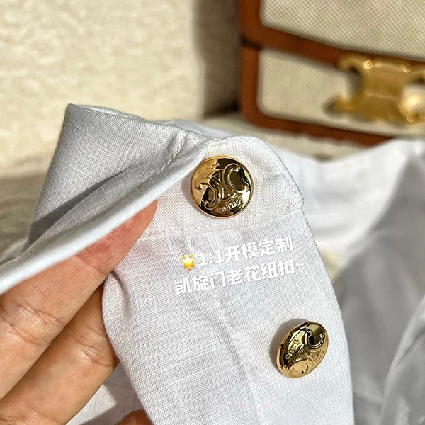 Celine Chelsea Shirt Replica / Cotton Batiste 2C951658R01BC
