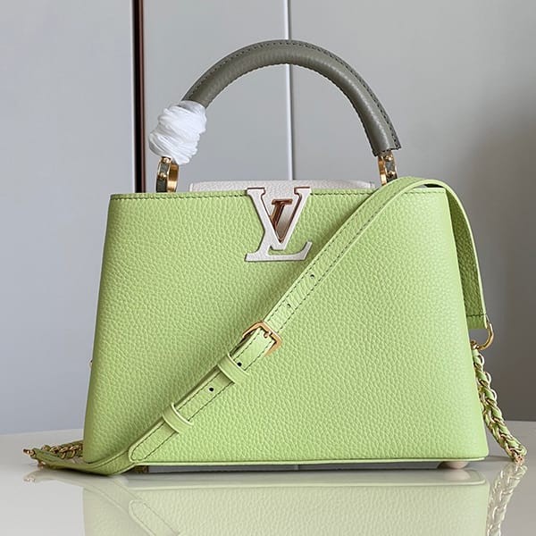★Safe shipping with tracking Louis Vuitton Capucines MINI Green Fake Shoulder Bag M22916 ★Safe shipping with tracking Louis Vuitton Capucines MINI Green Fake Shoulder Bag M22916