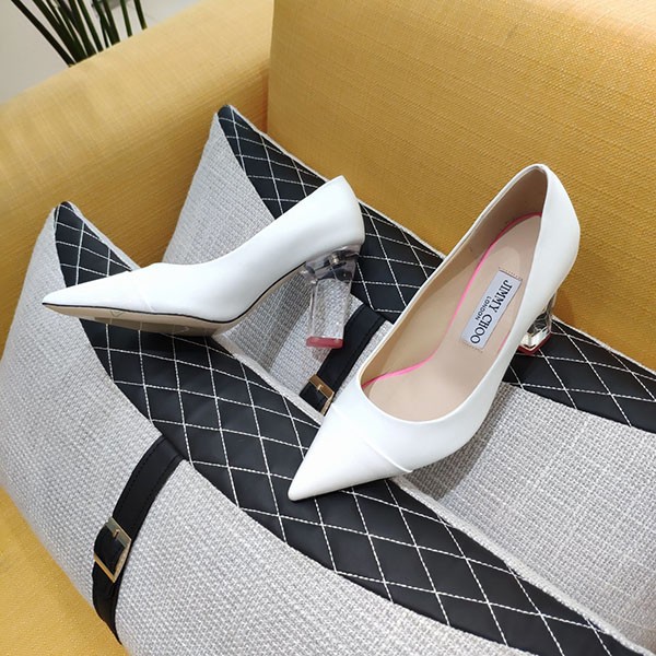 Jimmy Choo Elisa Pumps Replica 80mm Block Heel JIC57406