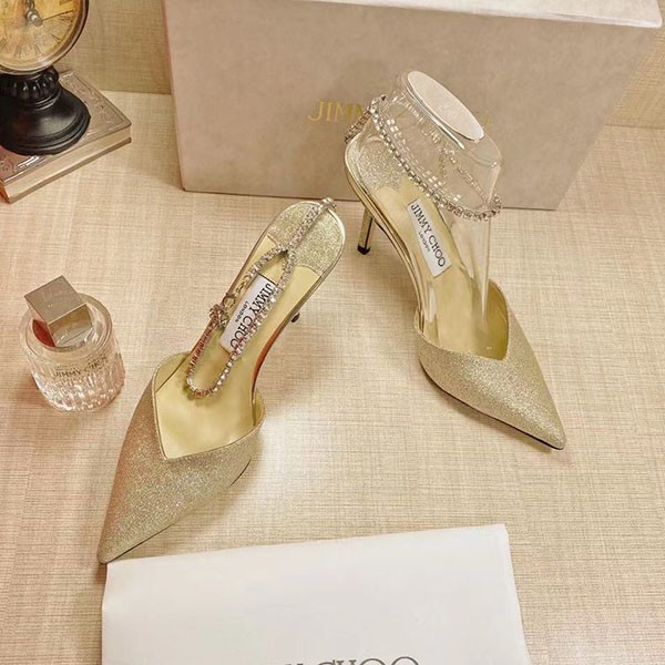 Very popular! Fake Jimmy Choo patent pumps / Saeda85 jit19347