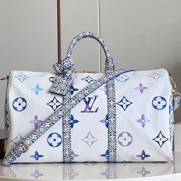 New design Louis Vuitton Keepall replica Bandouliere 50 by the pool M10254 New design Louis Vuitton Keepall replica Bandouliere 50 by the pool M10254