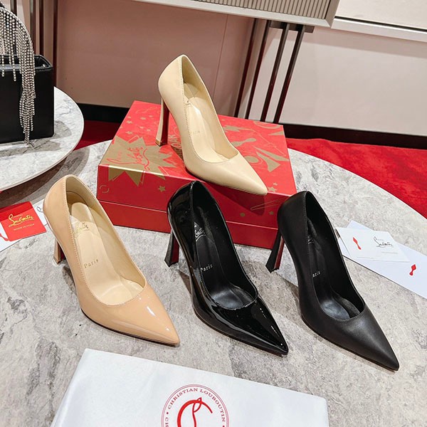 Christian Louboutin Condora 100 Leather Pumps in 4 Colors Rus71734 - Sold Out