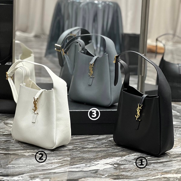 Saint Laurent LE5à7 Small Hobo Bag Replica (Leather) 3 Colors 713938AAAUQ1000 Saint Laurent LE5à7 Small Hobo Bag Replica (Leather) 3 Colors 713938AAAUQ1000