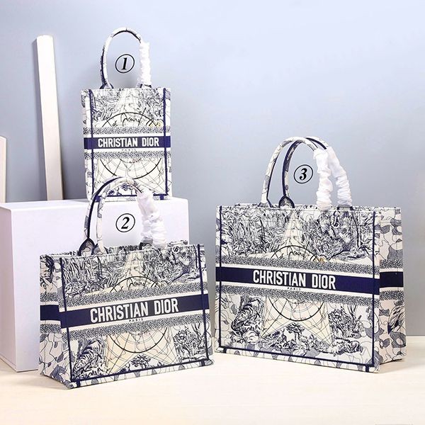 Rare Dior Book Tote Toile de Jouy Small 3 sizes der13263 Rare Dior Book Tote Toile de Jouy Small 3 sizes der13263