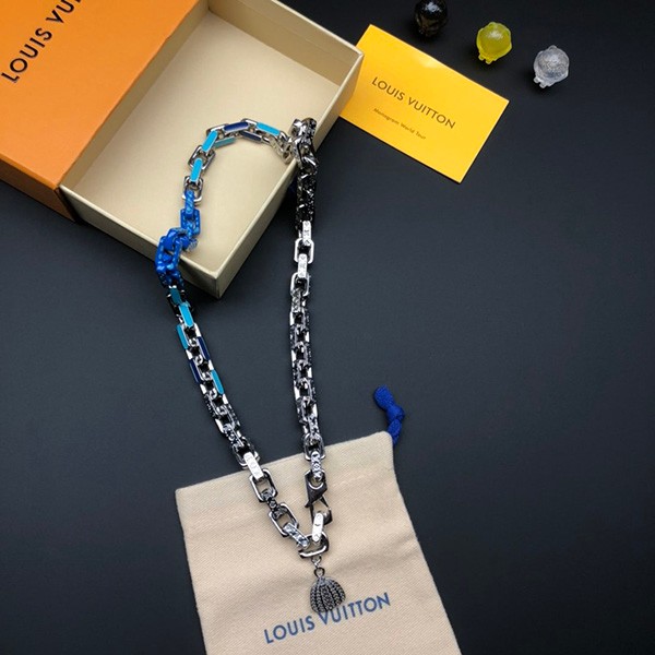 Very popular! LV x YK necklace copy Paradise Chain Pumpkin M01095 Very popular! LV x YK necklace copy Paradise Chain Pumpkin M01095