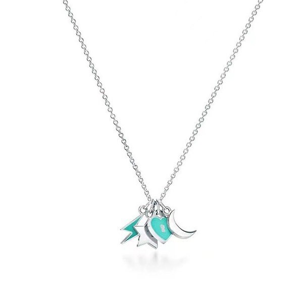 Tiffany Blue Heart Tag Pendant Replica Tic32957