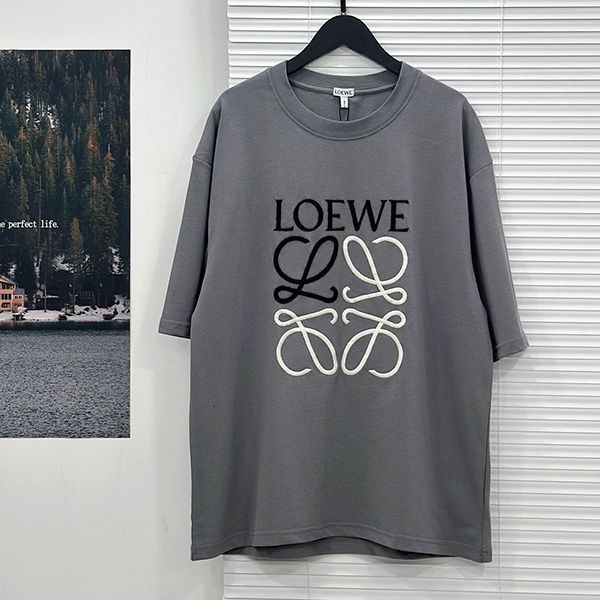 Loewe Printed Cotton Jersey T-shirt Replica loh31503 Loewe Printed Cotton Jersey T-shirt Replica loh31503