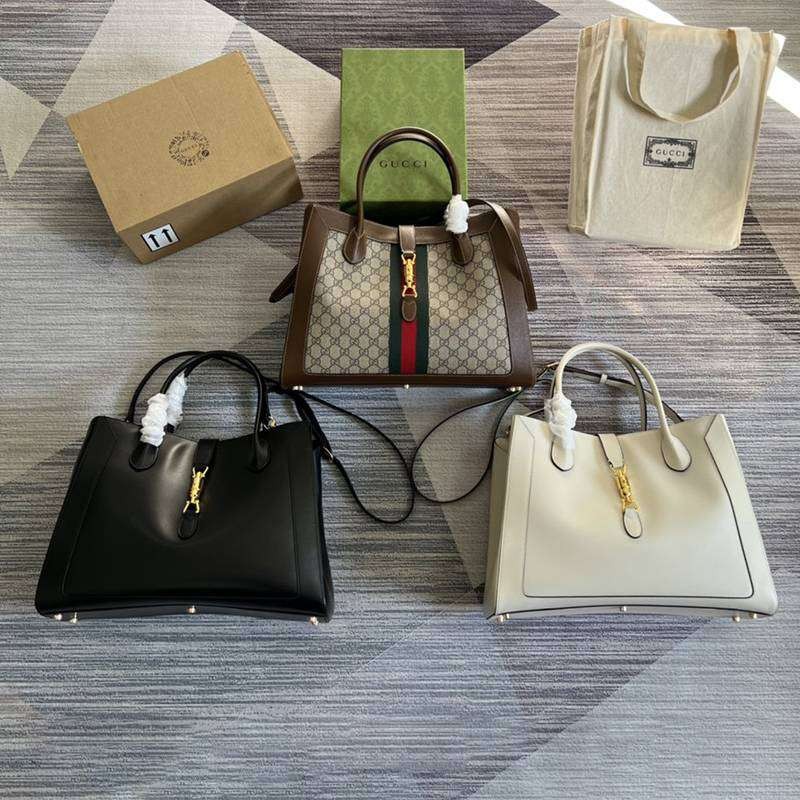 Classic Gucci [Jackie 1961 replica] large tote bag in 3 colors gus32364