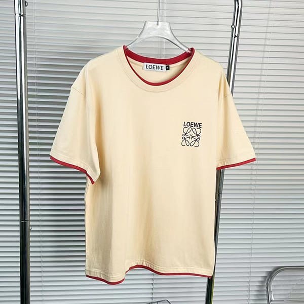 High quality Loewe cotton anagram T-shirt replica lom25556 High quality Loewe cotton anagram T-shirt replica lom25556