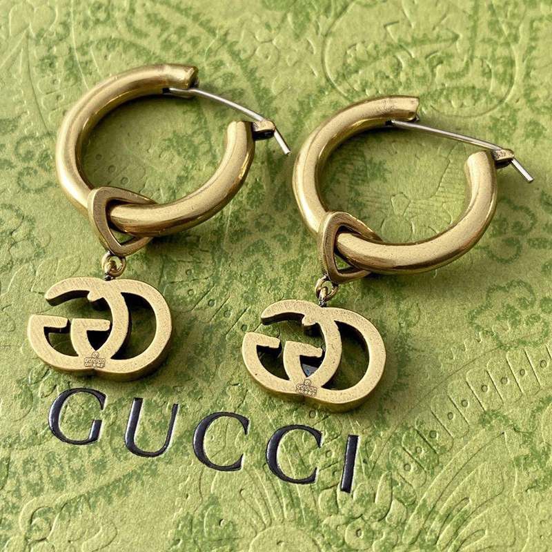Love at first sight? [Gucci] GG running earrings replica gua88247