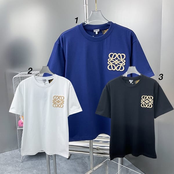 Extremely rare! Loewe Anagram T-shirt copy cotton 3 colors lov71474 Extremely rare! Loewe Anagram T-shirt copy cotton 3 colors lov71474