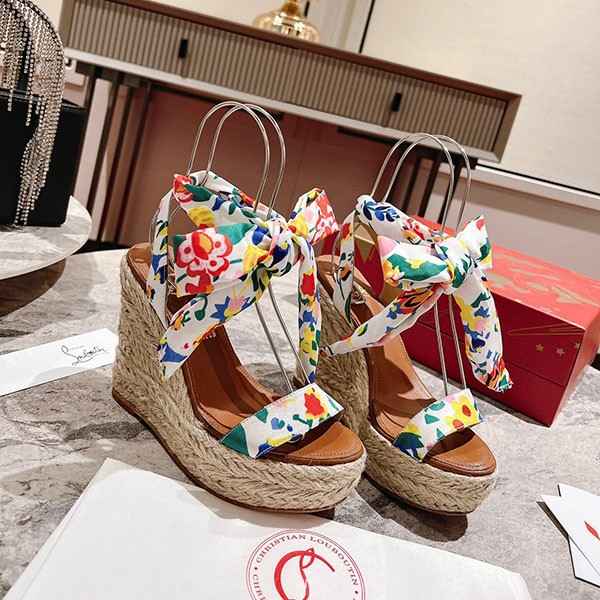 Christian Louboutin Replica MONICA DU DESERT Silk Ribbon Ruu46799