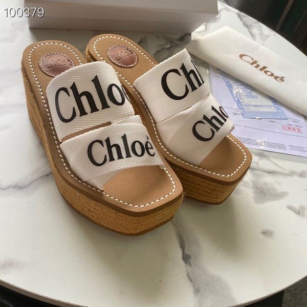 New and super rare! Chloe Woody fake platform sandals chd18079