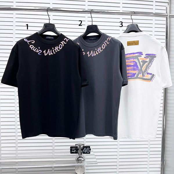 High quality Louis Vuitton T-shirt replica cotton short sleeve vun70174