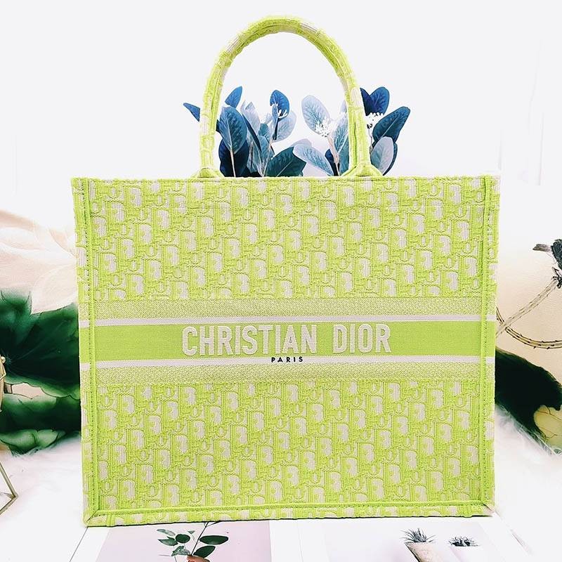 Rare color Dior book tote replica bag Dior oblique embroidery 2 sizes deh83806 Rare color Dior book tote replica bag Dior oblique embroidery 2 sizes deh83806