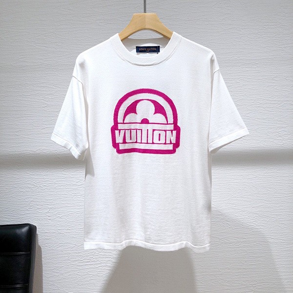 Louis Vuitton Replica Cotton Short Sleeve Crew Neck T-Shirt 2 Colors 1ABJ8L Louis Vuitton Replica Cotton Short Sleeve Crew Neck T-Shirt 2 Colors 1ABJ8L