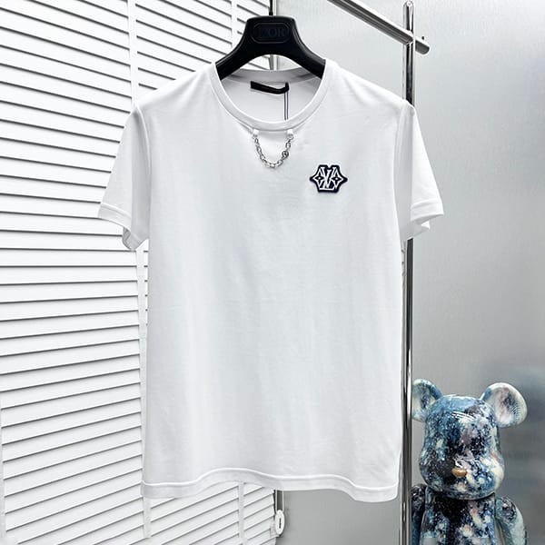 High brand Louis Vuitton logo T-shirt copy simple 1ABT4J