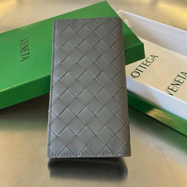 Bottega Veneta Long Wallet Replica Intrecciato Calfskin bog26459