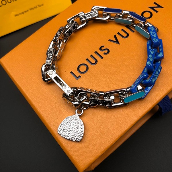 LV x YK Bracelet Replica Paradise Chain Pumpkin M0977M