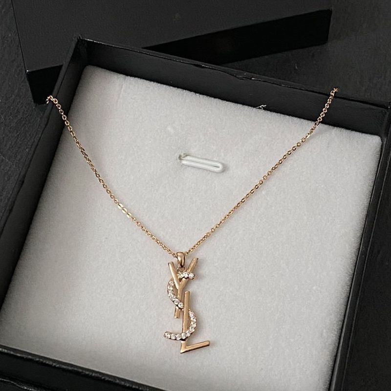 Hard to find Yves Saint Laurent chain necklace replica Saj89331