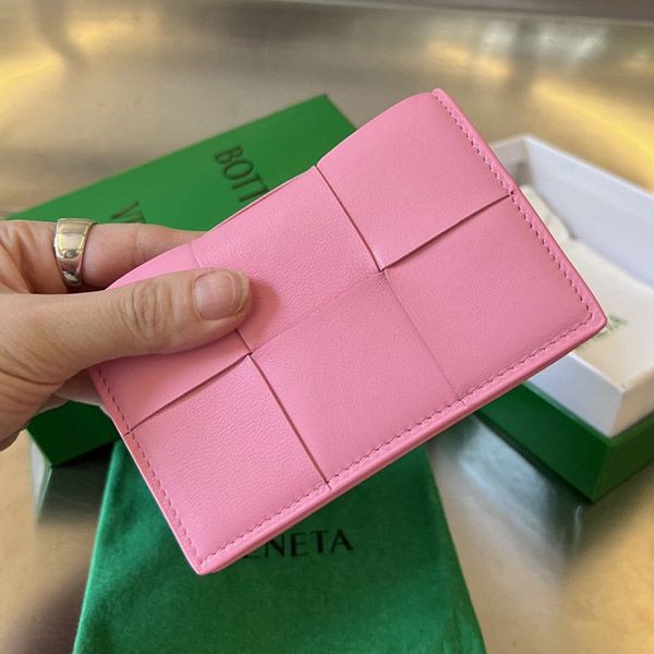 [Great Deal] Bottega Veneta Intrecciato Replica Card Case BOM64107