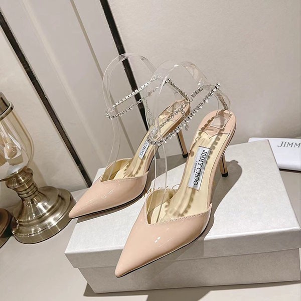 Hard to find Jimmy Choo patent pumps replica / Saeda85 jiq26195