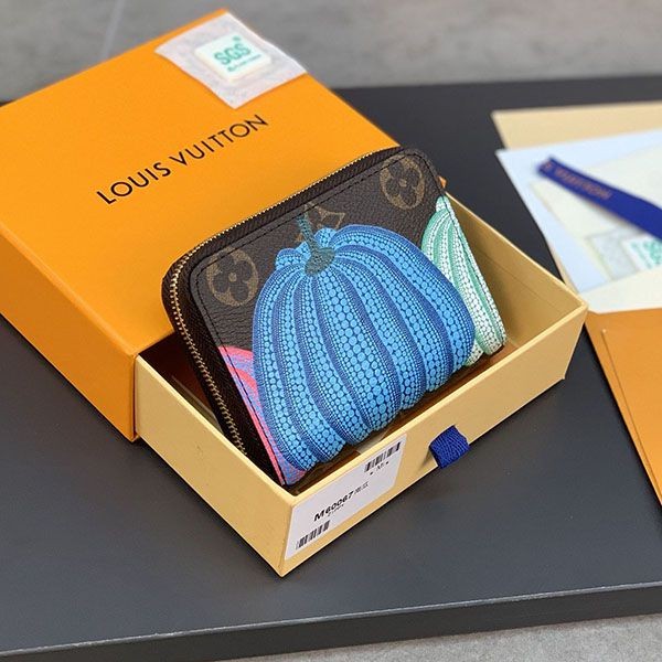 Louis Vuitton Yayoi Kusama collaboration coin case replica vuq29305